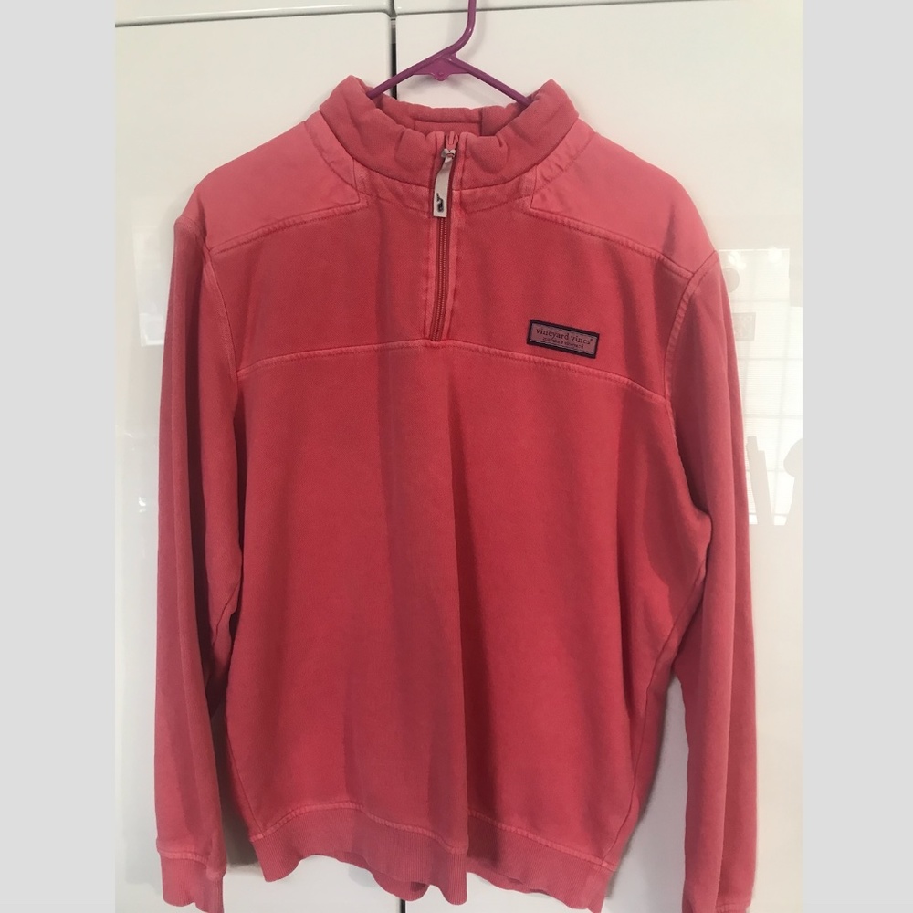 EUC Men's Vineyard Vines Ship Shirt - Coral (M)